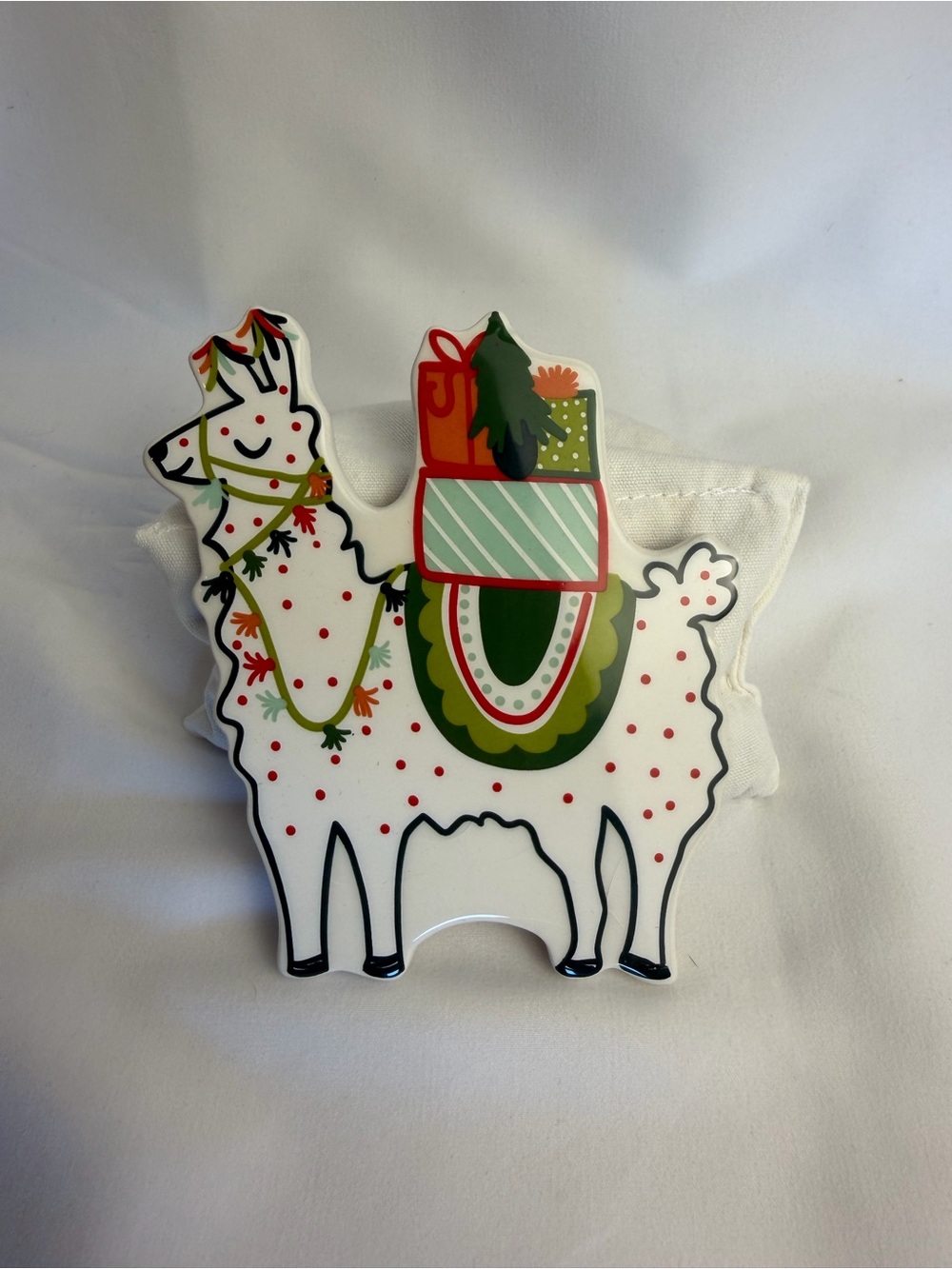 RETIRED HAPPY EVERYTHING 2021 HOLIDAY PARTY LLAMA BIG ATTACHMENT